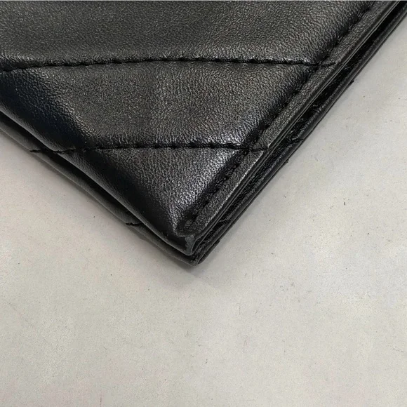 YSL Black Quilted Envelope Clutch - Women Bags - Picture 6 of 9
